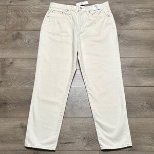 J. Crew Slouch Boyfriend High Rise Ankle Jeans Tan Size‎ 28.